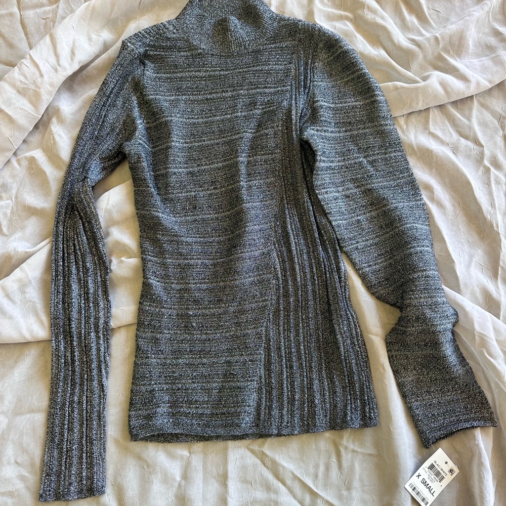 INC International Concepts Charcoal Turtleneck Sweater